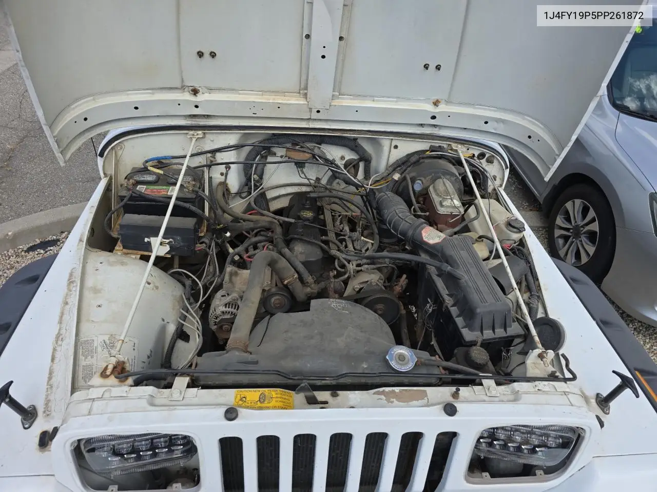 1993 Jeep Wrangler / Yj S VIN: 1J4FY19P5PP261872 Lot: 58435955