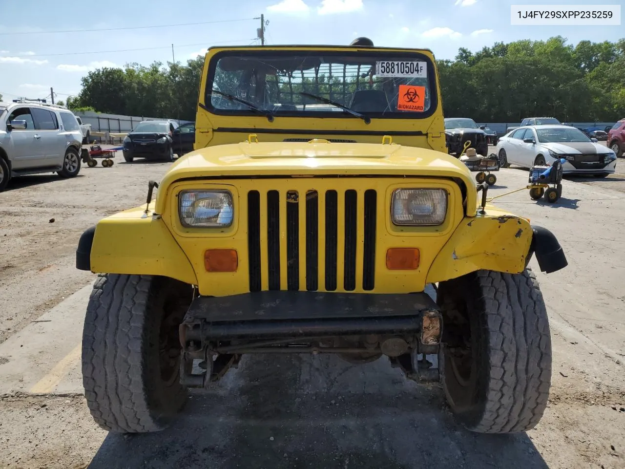 1J4FY29SXPP235259 1993 Jeep Wrangler / Yj