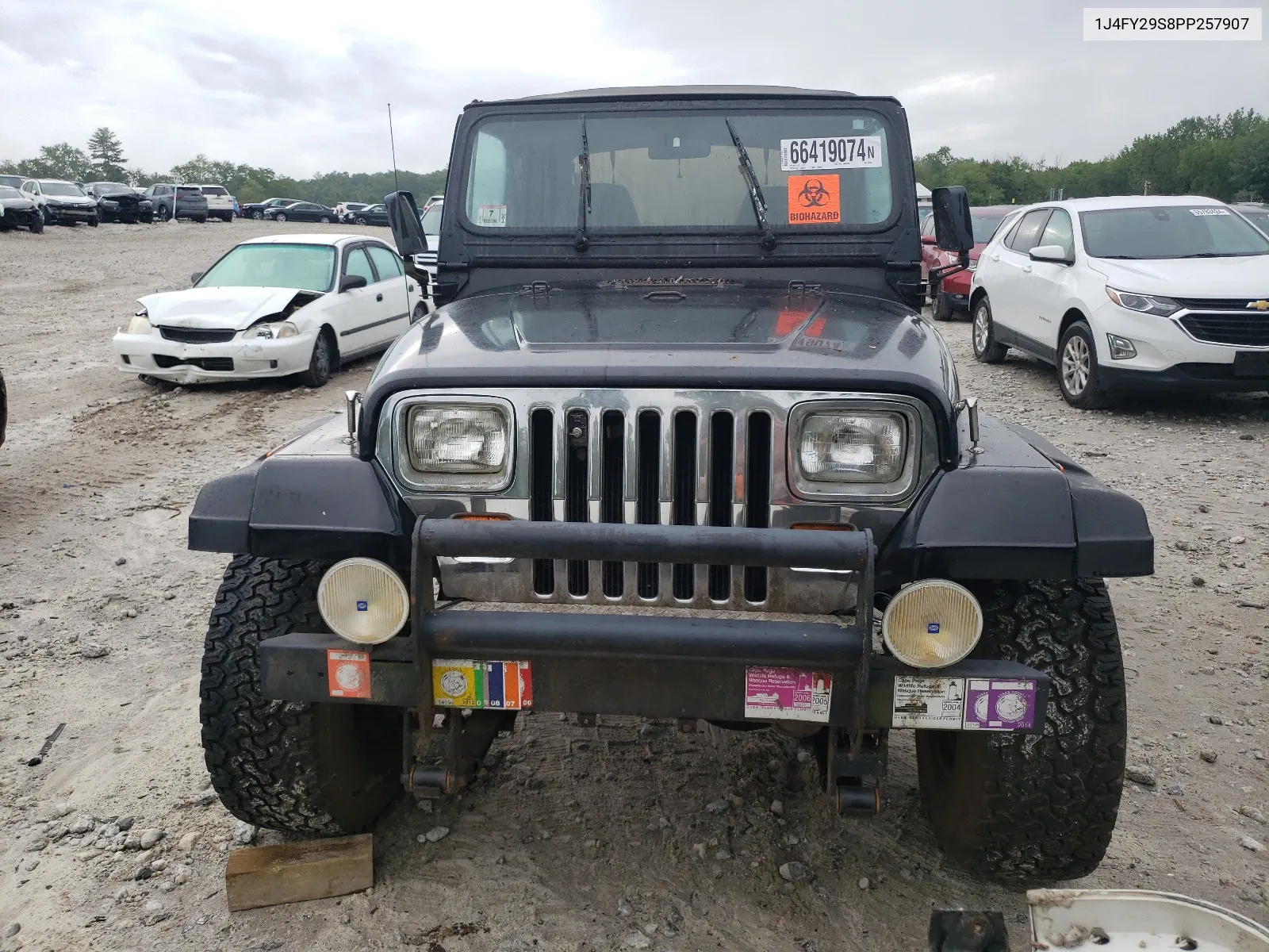 1993 Jeep Wrangler / Yj VIN: 1J4FY29S8PP257907 Lot: 66419074