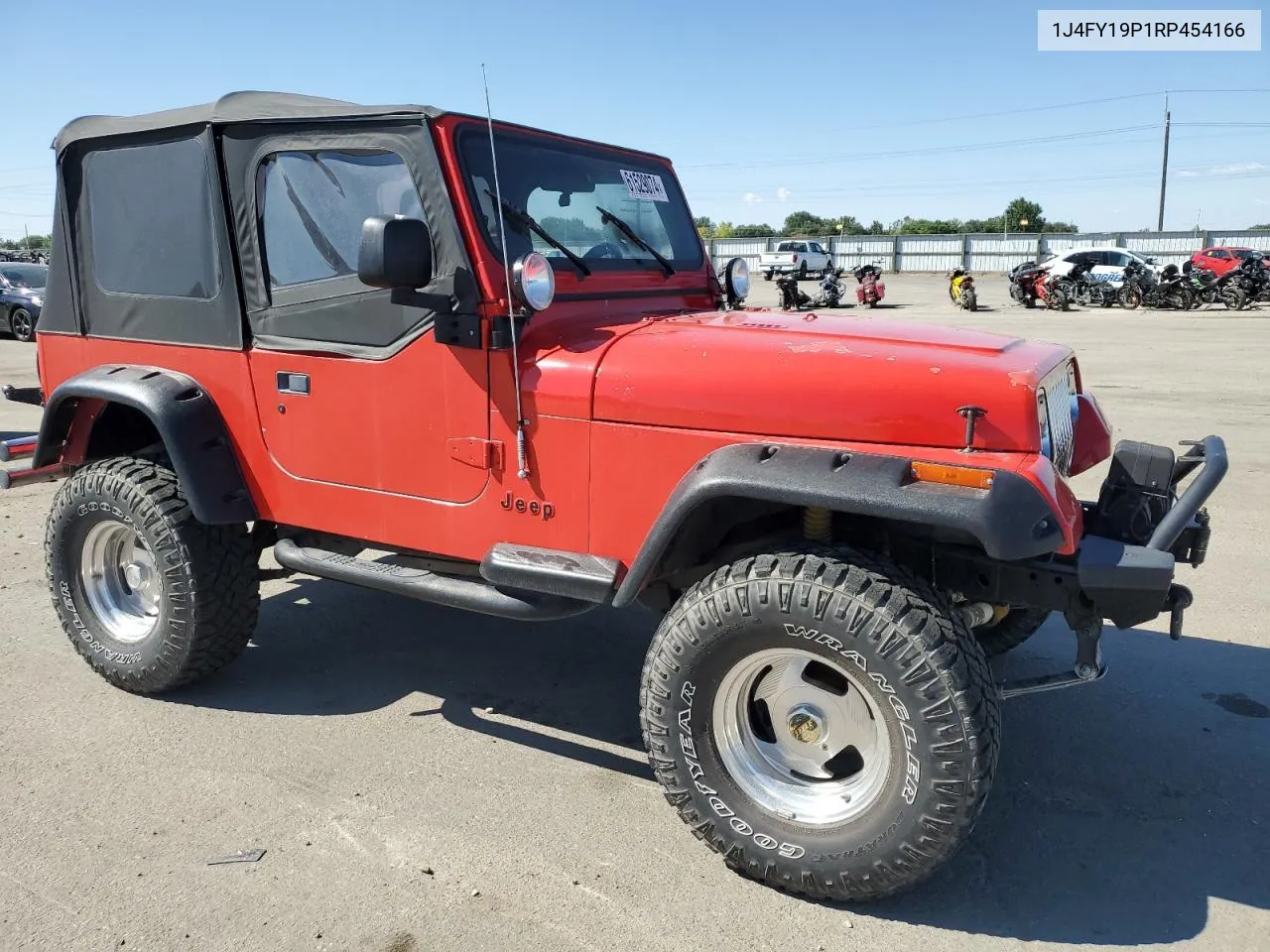 1994 Jeep Wrangler / Yj S VIN: 1J4FY19P1RP454166 Lot: 61529074