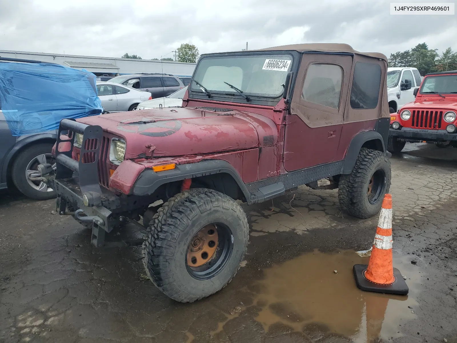 1994 Jeep Wrangler / Yj Se VIN: 1J4FY29SXRP469601 Lot: 66606234