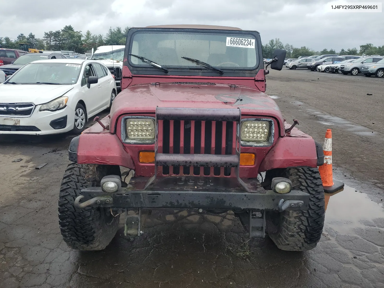 1994 Jeep Wrangler / Yj Se VIN: 1J4FY29SXRP469601 Lot: 66606234