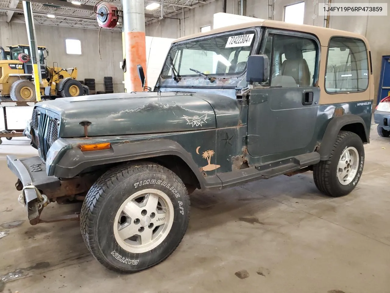 1994 Jeep Wrangler / Yj S VIN: 1J4FY19P6RP473859 Lot: 72422304