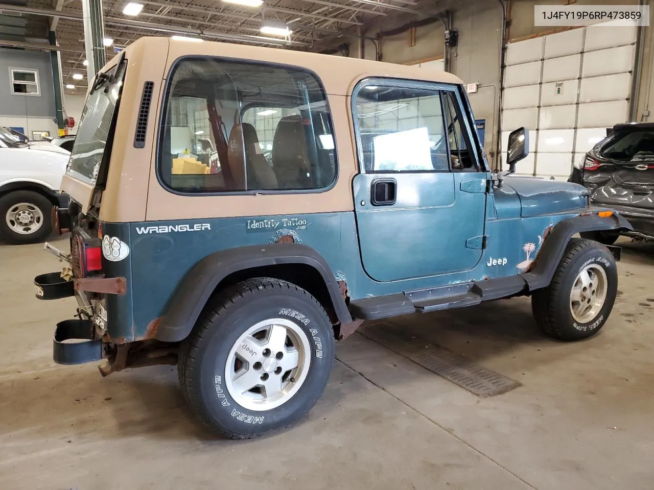 1994 Jeep Wrangler / Yj S VIN: 1J4FY19P6RP473859 Lot: 72422304