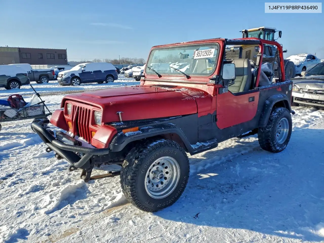 1J4FY19P8RP436490 1994 Jeep Wrangler / Yj S