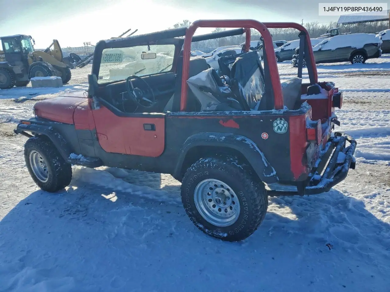 1J4FY19P8RP436490 1994 Jeep Wrangler / Yj S