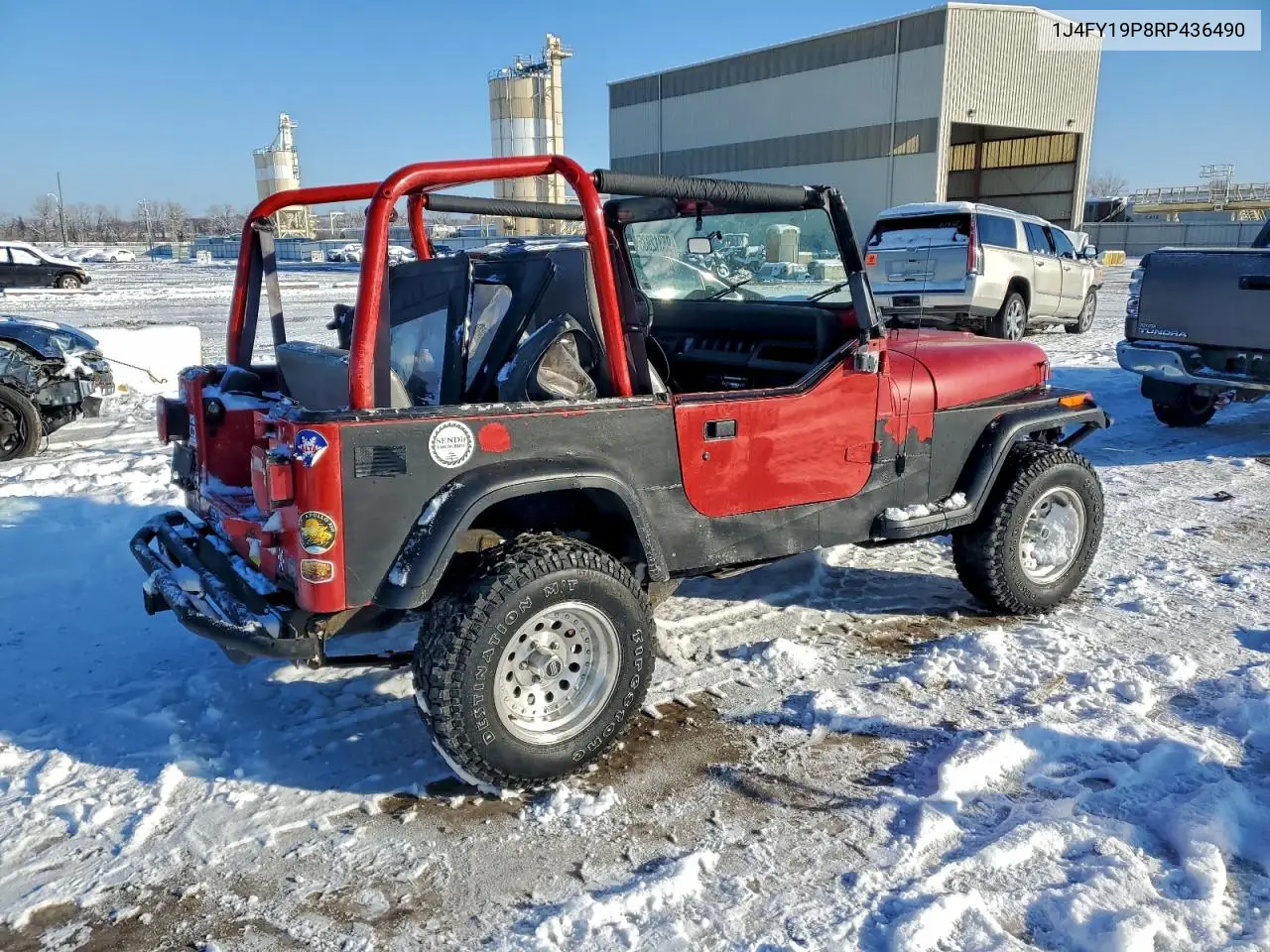 1J4FY19P8RP436490 1994 Jeep Wrangler / Yj S