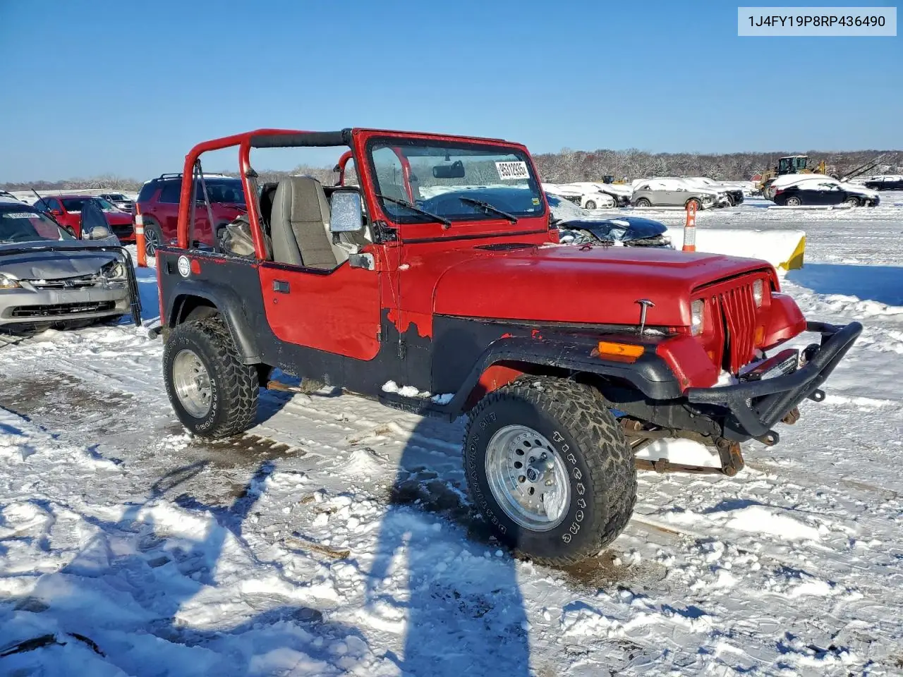 1J4FY19P8RP436490 1994 Jeep Wrangler / Yj S