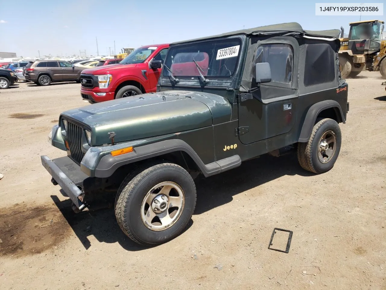 1J4FY19PXSP203586 1995 Jeep Wrangler / Yj S