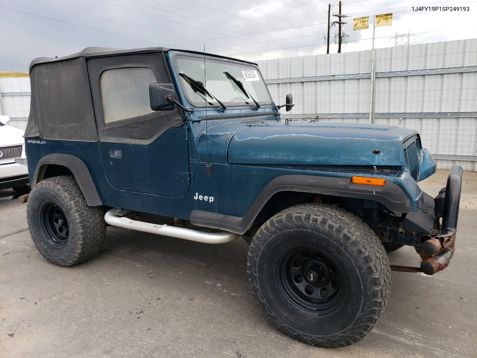 1995 Jeep Wrangler / Yj S VIN: 1J4FY19P1SP249193 Lot: 66366384