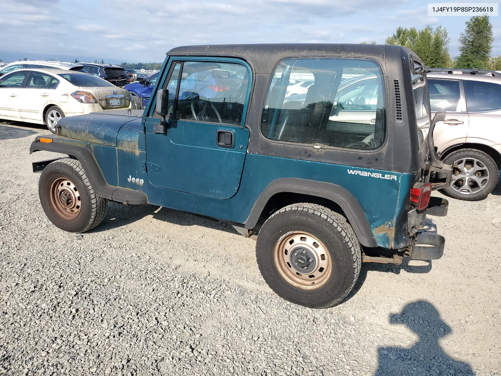 1995 Jeep Wrangler / Yj S VIN: 1J4FY19P8SP236618 Lot: 66390264