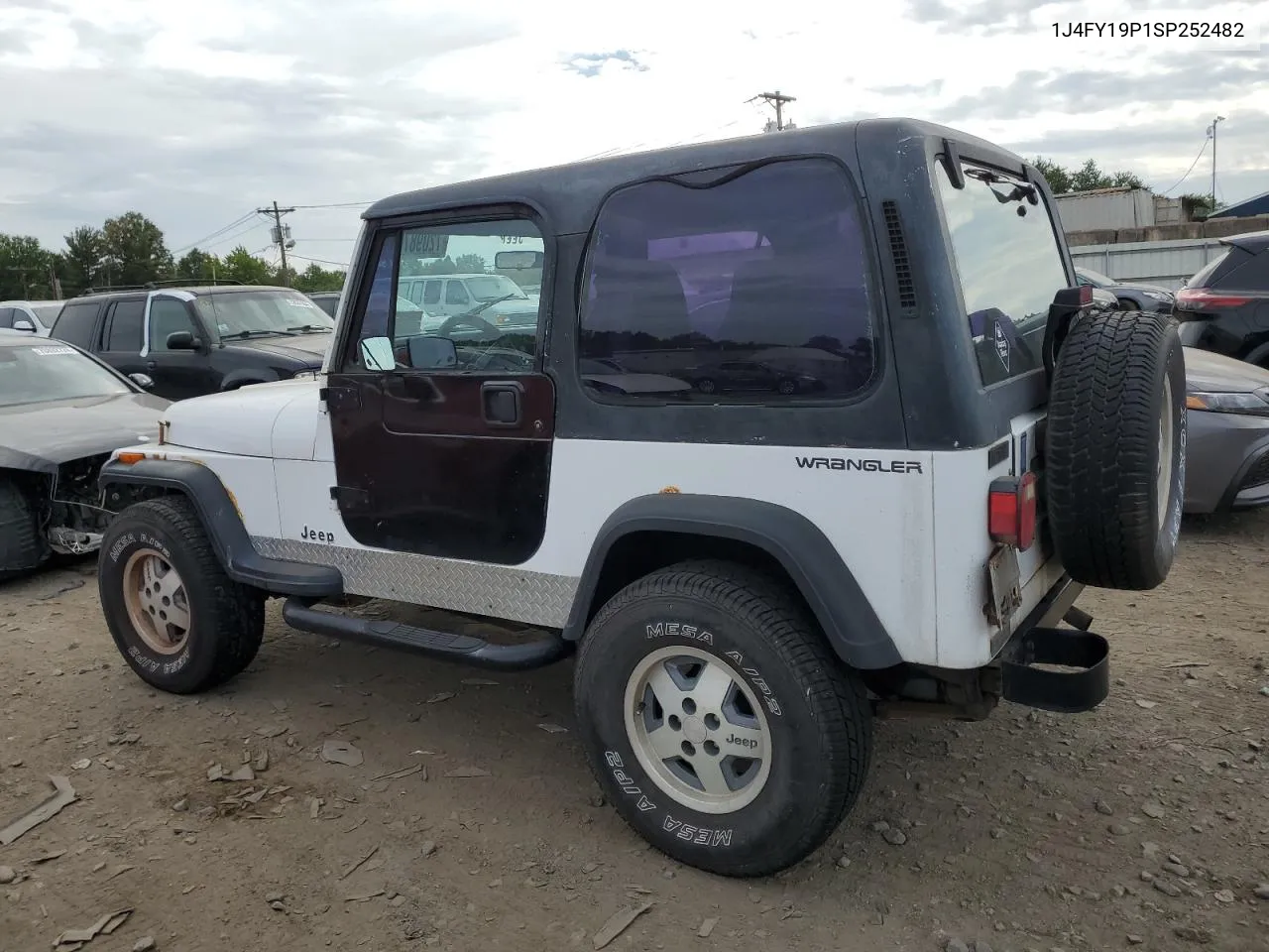 1995 Jeep Wrangler / Yj S VIN: 1J4FY19P1SP252482 Lot: 72098704