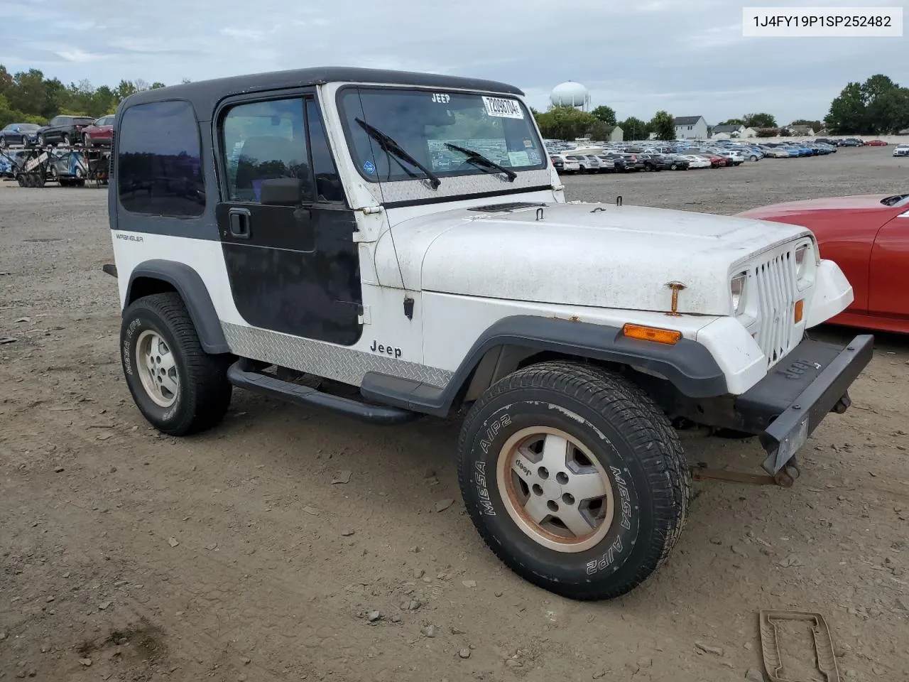 1995 Jeep Wrangler / Yj S VIN: 1J4FY19P1SP252482 Lot: 72098704