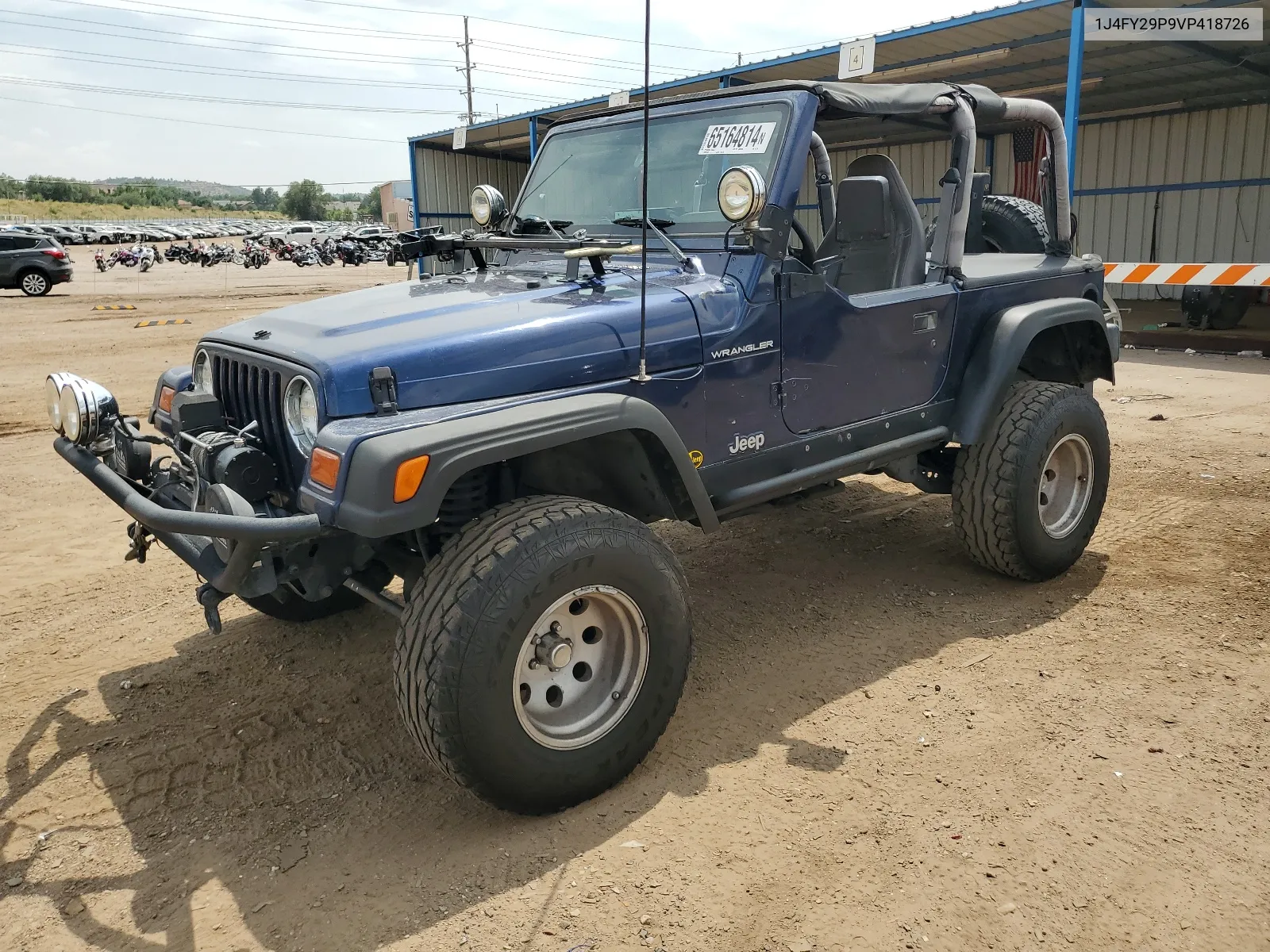 1997 Jeep Wrangler / Tj Se VIN: 1J4FY29P9VP418726 Lot: 65164814