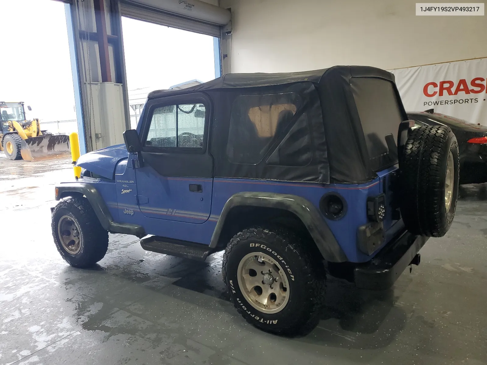 1997 Jeep Wrangler / Tj Sport VIN: 1J4FY19S2VP493217 Lot: 66245364