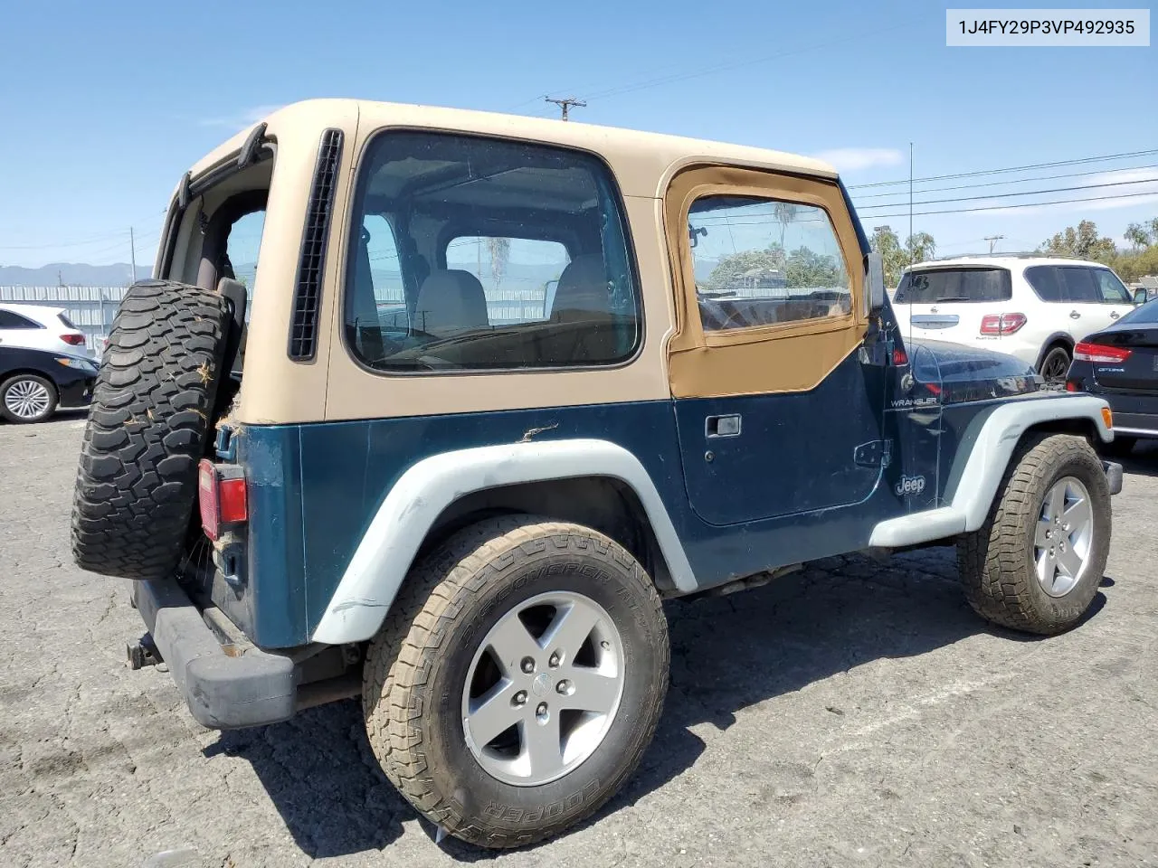 1997 Jeep Wrangler / Tj Se VIN: 1J4FY29P3VP492935 Lot: 67607644