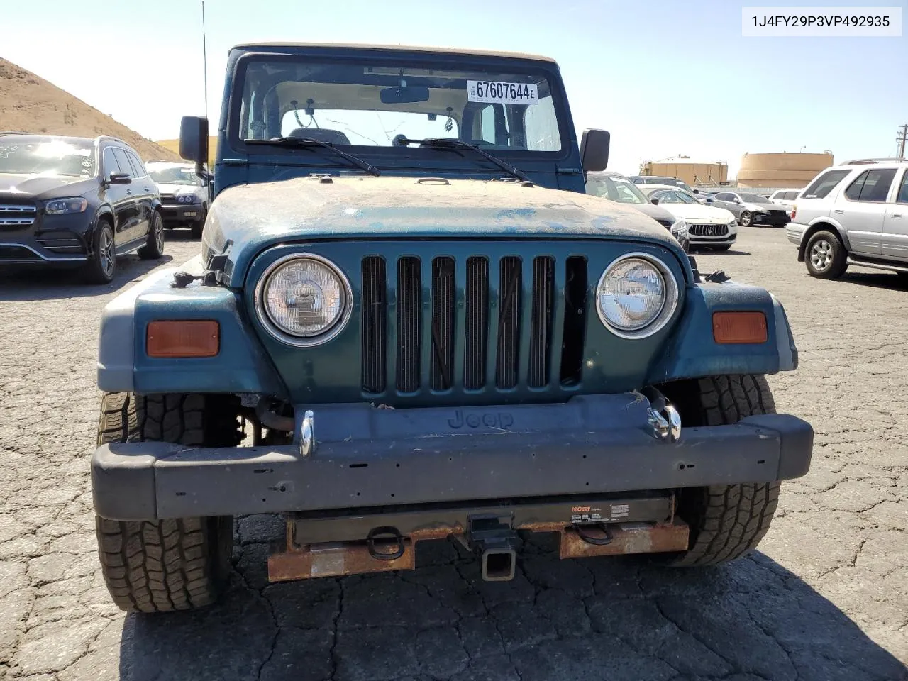 1997 Jeep Wrangler / Tj Se VIN: 1J4FY29P3VP492935 Lot: 67607644