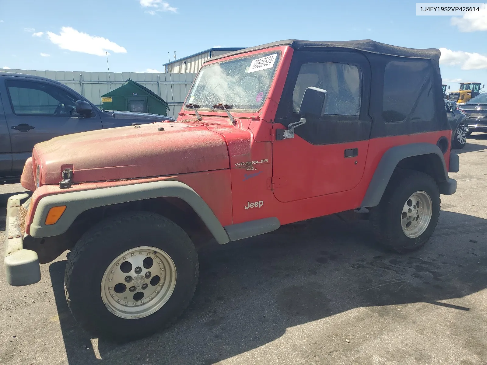 1997 Jeep Wrangler / Tj Sport VIN: 1J4FY19S2VP425614 Lot: 68608524