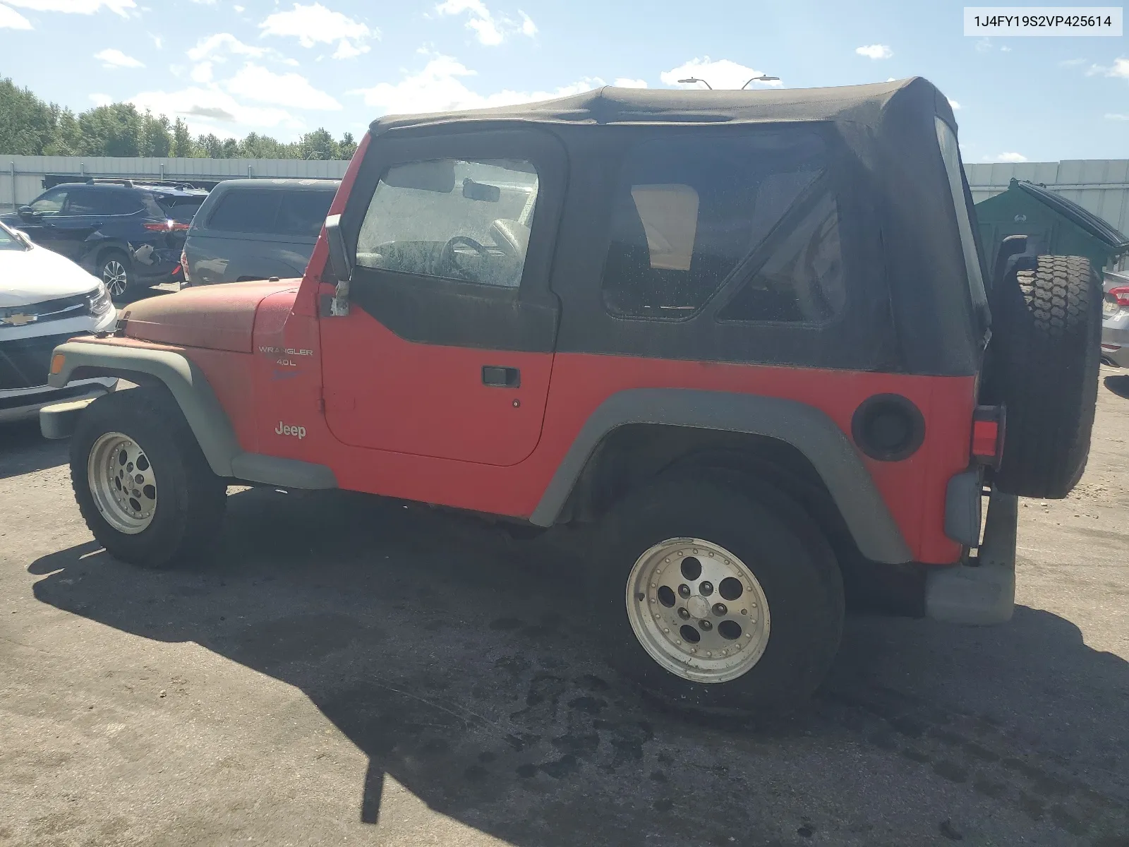 1997 Jeep Wrangler / Tj Sport VIN: 1J4FY19S2VP425614 Lot: 68608524