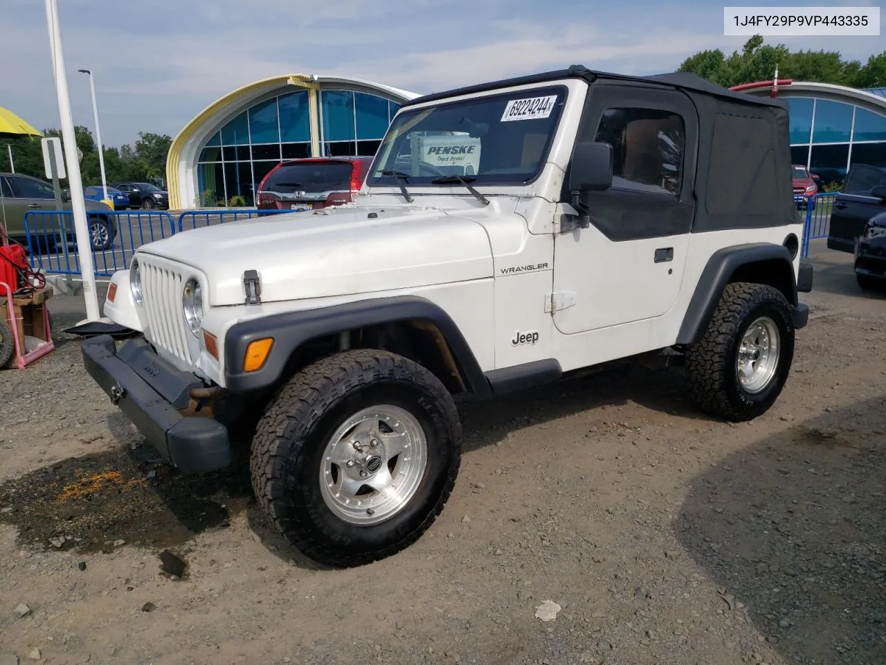 1997 Jeep Wrangler / Tj Se VIN: 1J4FY29P9VP443335 Lot: 69224244