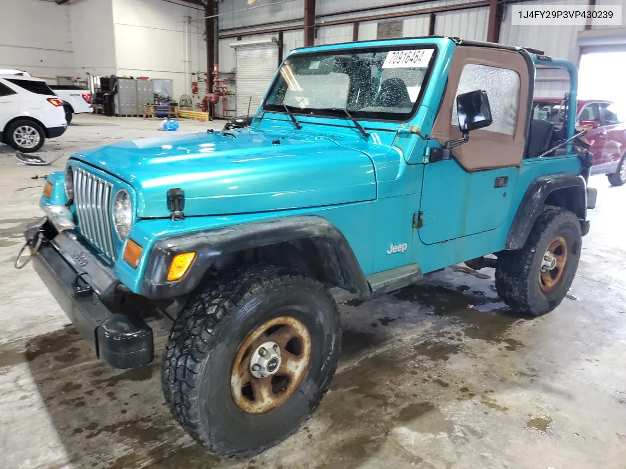 1997 Jeep Wrangler / Tj Se VIN: 1J4FY29P3VP430239 Lot: 70916464