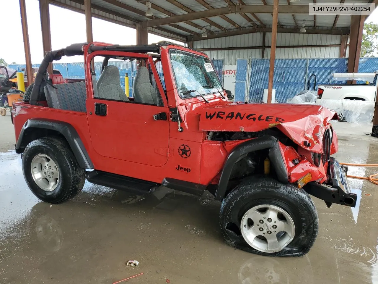 1997 Jeep Wrangler / Tj Se VIN: 1J4FY29P2VP402254 Lot: 71183524