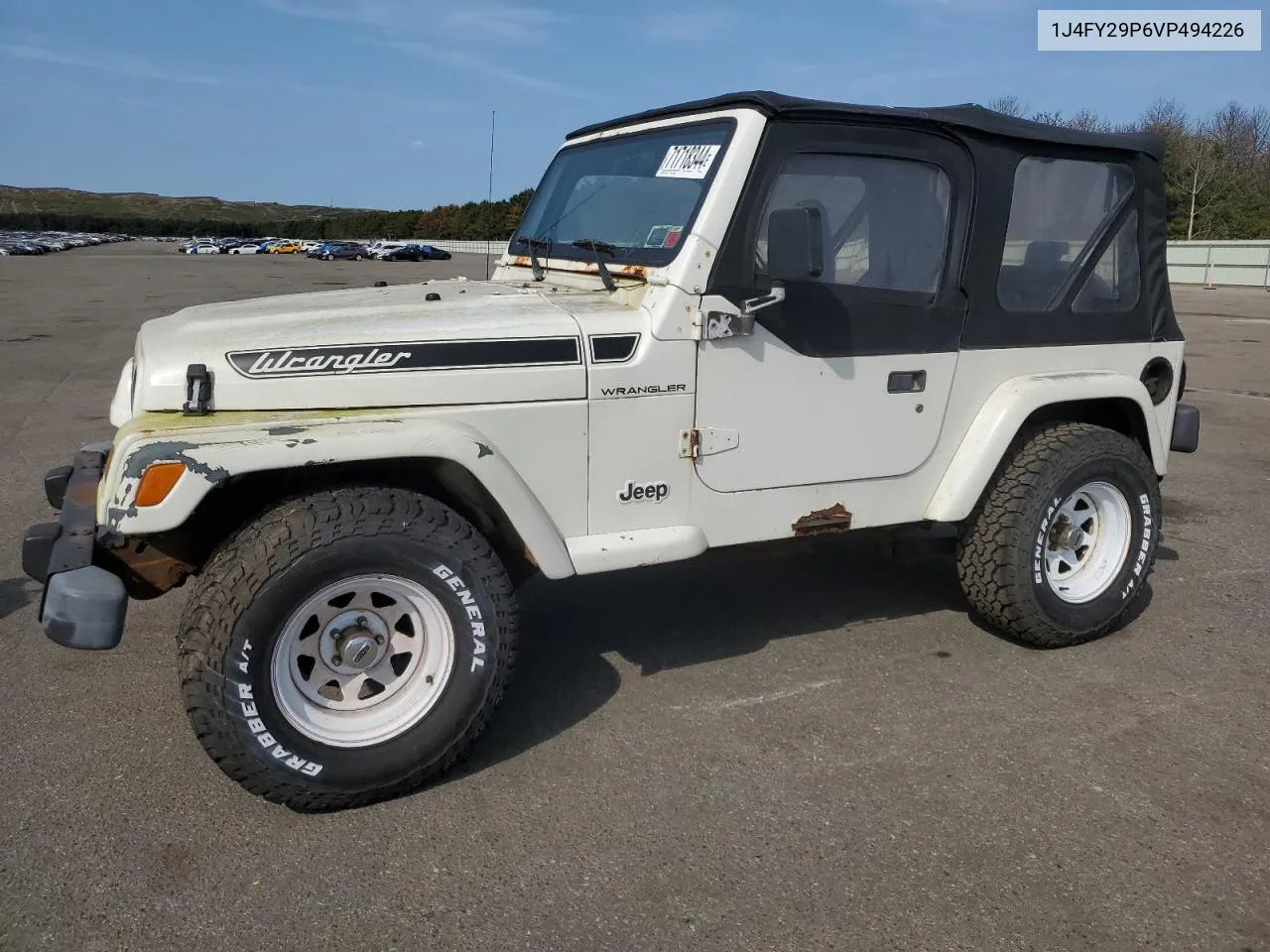 1997 Jeep Wrangler / Tj Se VIN: 1J4FY29P6VP494226 Lot: 71718344