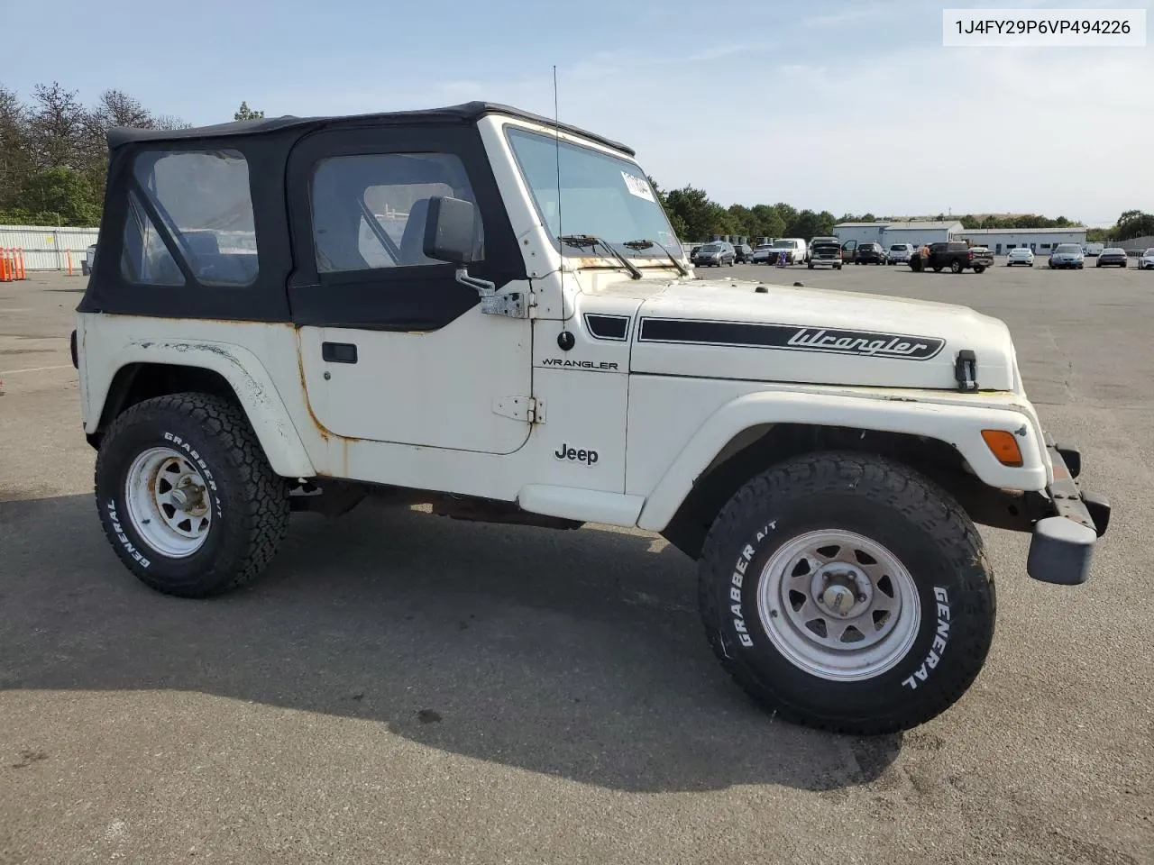 1997 Jeep Wrangler / Tj Se VIN: 1J4FY29P6VP494226 Lot: 71718344