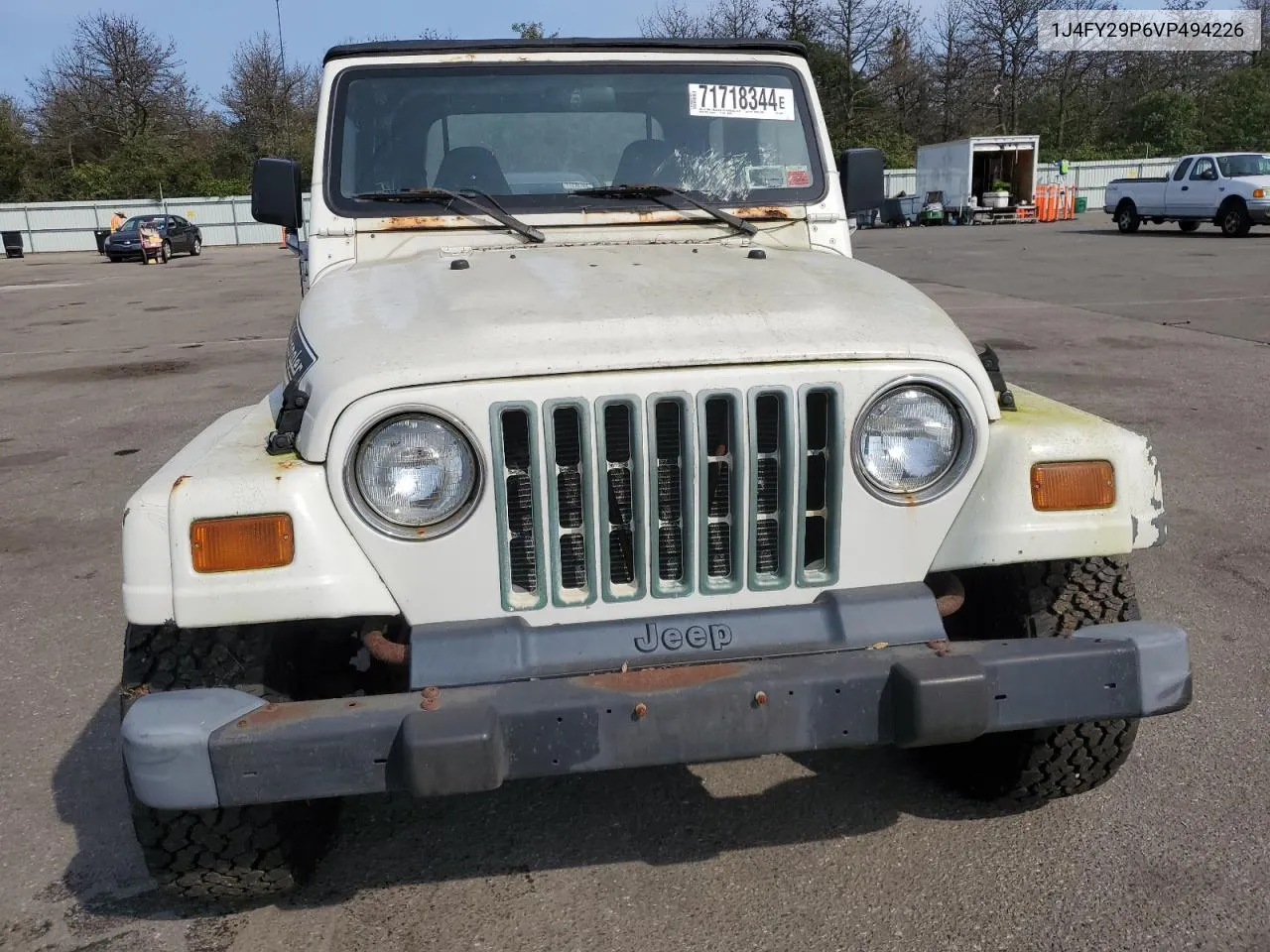 1997 Jeep Wrangler / Tj Se VIN: 1J4FY29P6VP494226 Lot: 71718344