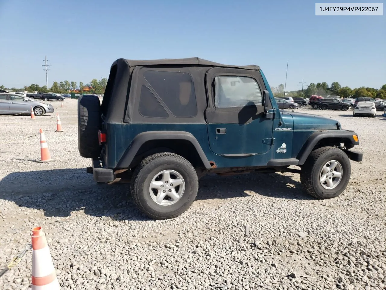 1997 Jeep Wrangler / Tj Se VIN: 1J4FY29P4VP422067 Lot: 72404554