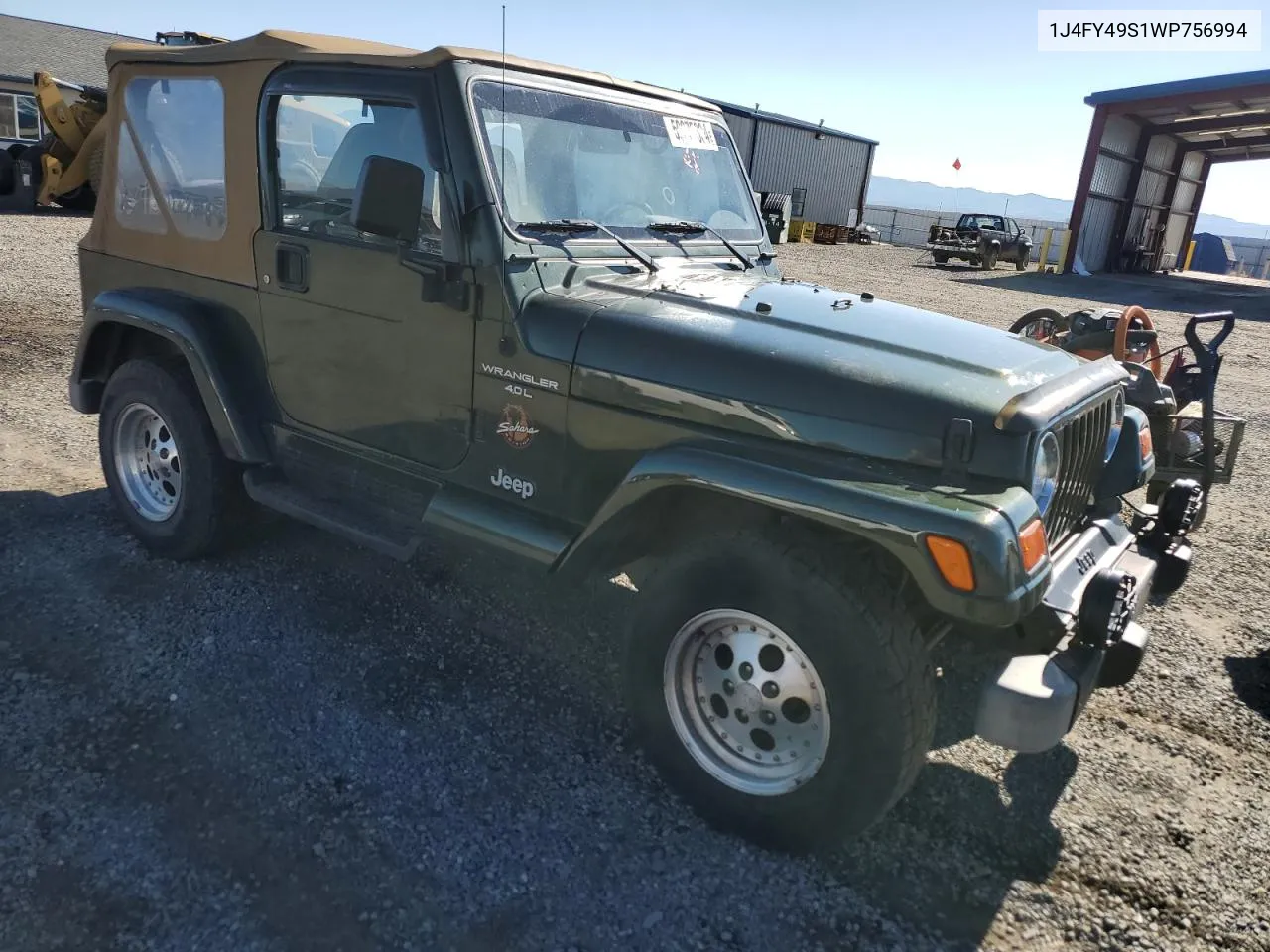 1J4FY49S1WP756994 1998 Jeep Wrangler / Tj Sahara