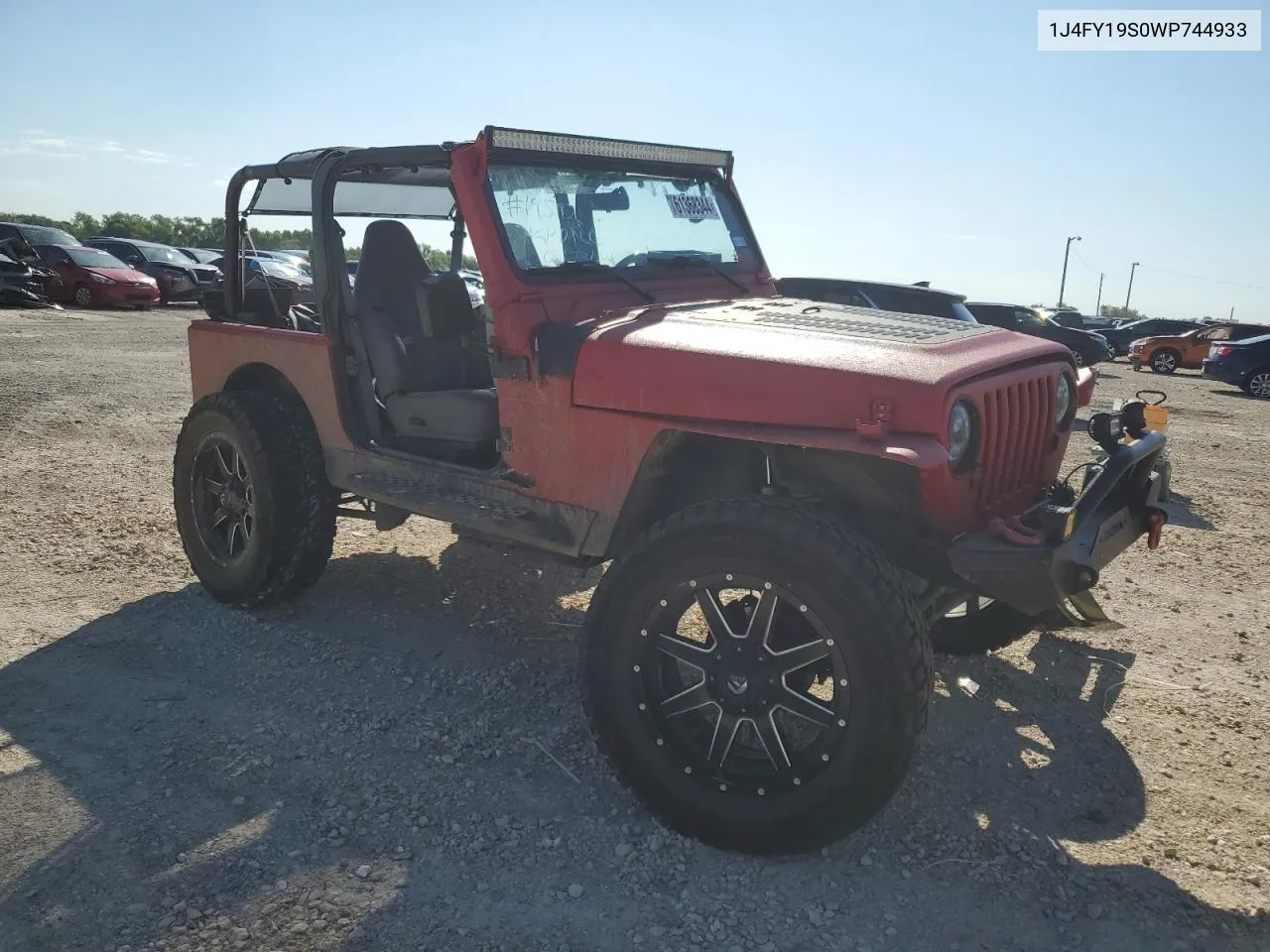 1998 Jeep Wrangler / Tj Sport VIN: 1J4FY19S0WP744933 Lot: 61368344