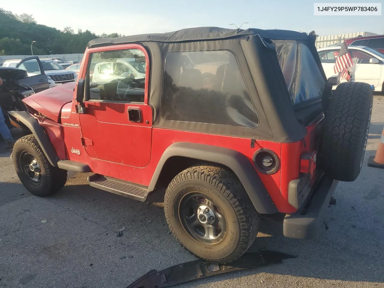 1J4FY29P5WP783406 1998 Jeep Wrangler / Tj Se