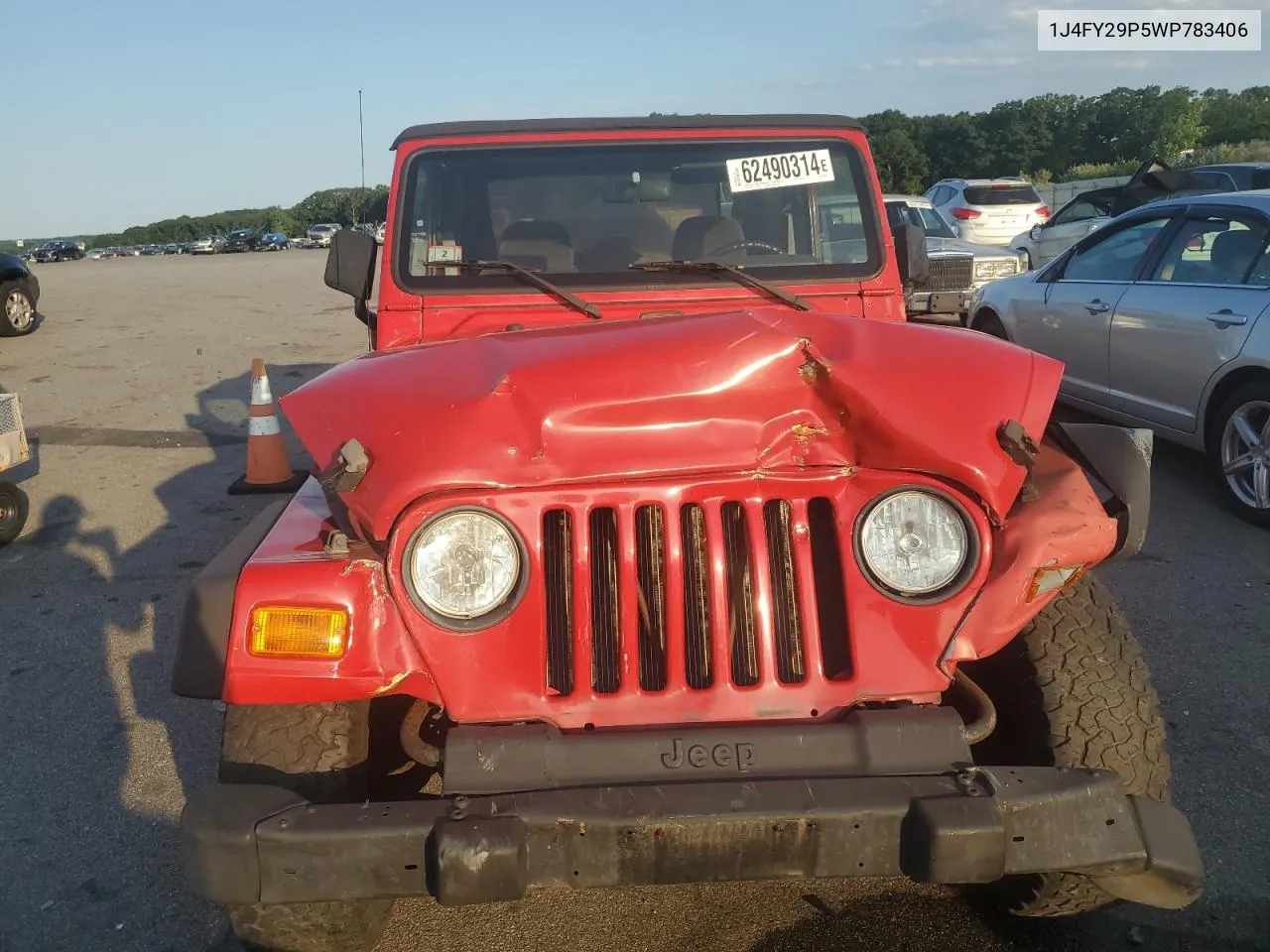 1J4FY29P5WP783406 1998 Jeep Wrangler / Tj Se