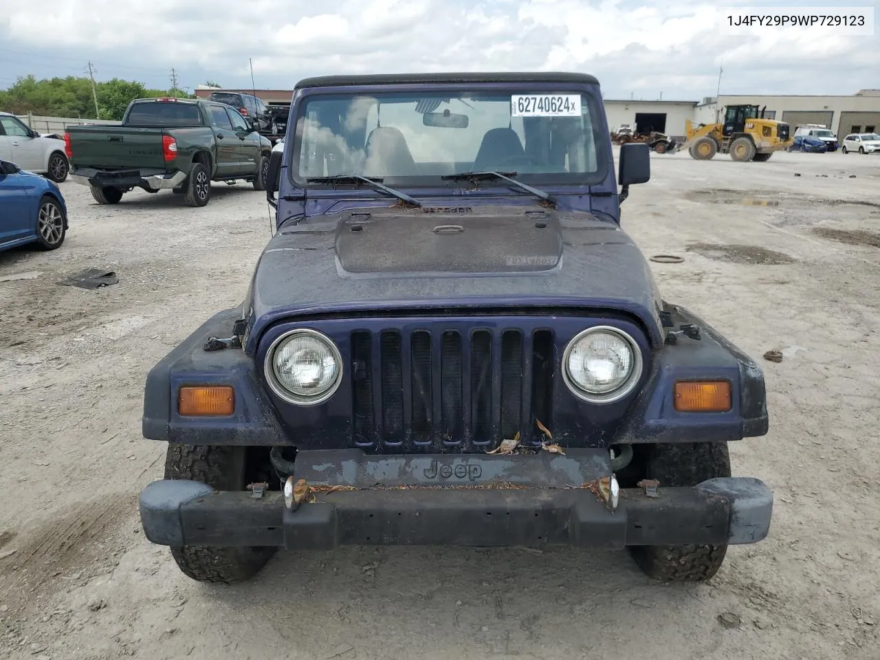 1998 Jeep Wrangler / Tj Se VIN: 1J4FY29P9WP729123 Lot: 62740624