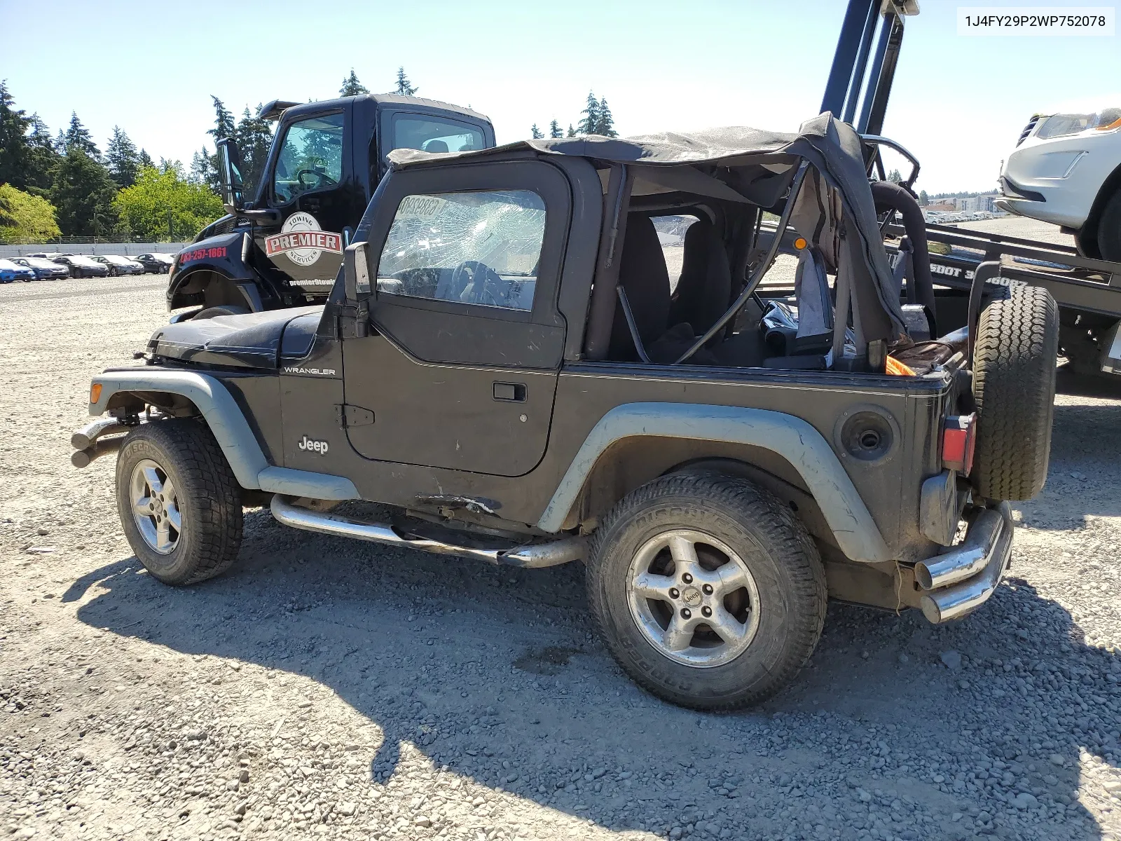 1J4FY29P2WP752078 1998 Jeep Wrangler / Tj Se