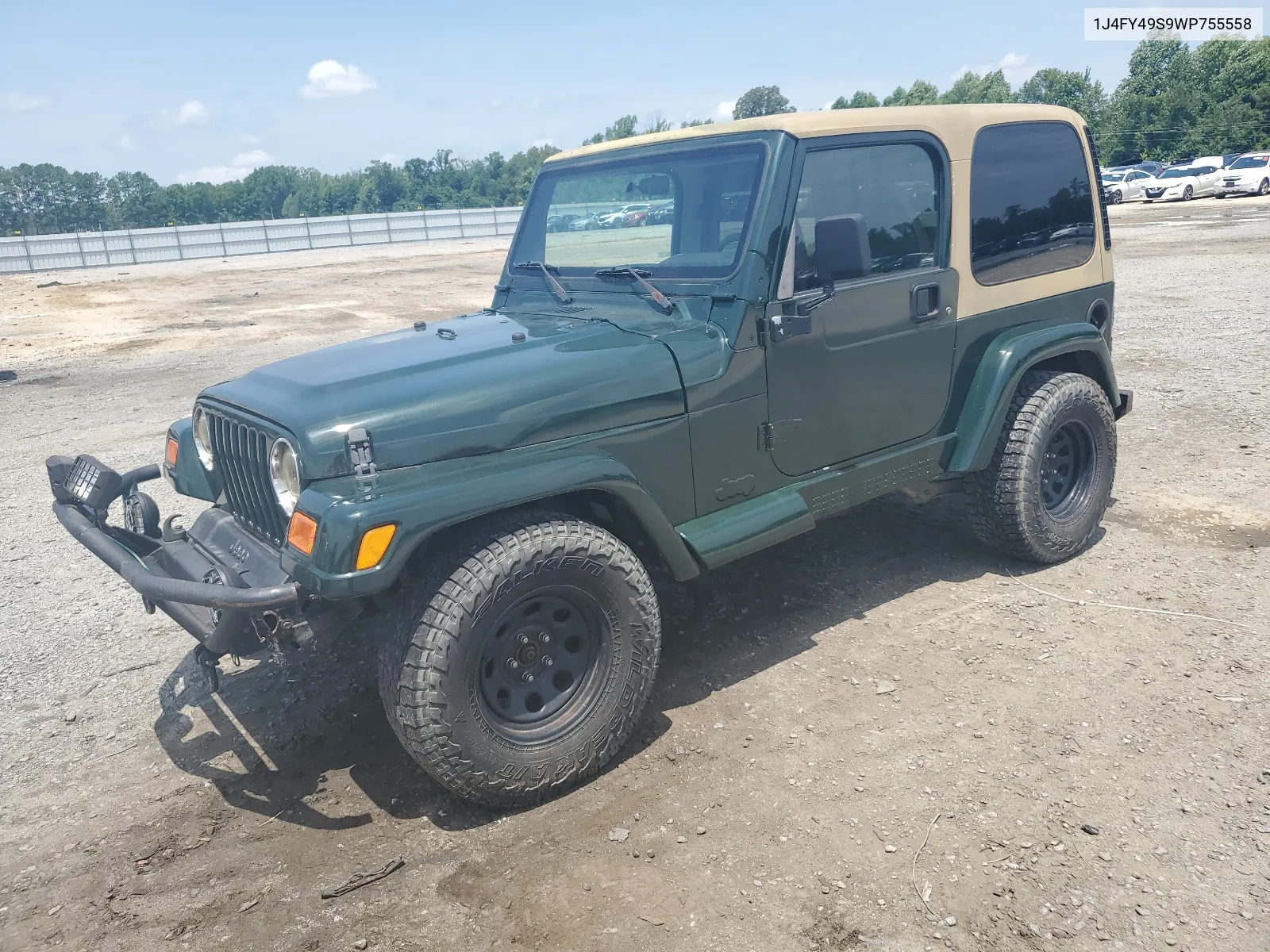 1998 Jeep Wrangler / Tj Sahara VIN: 1J4FY49S9WP755558 Lot: 63982414