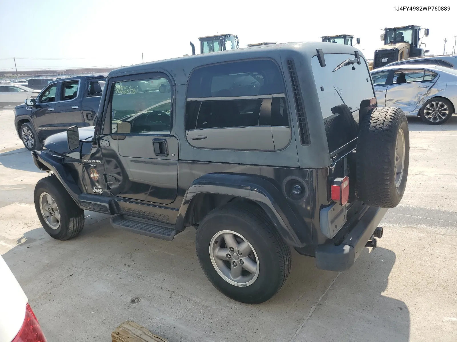 1998 Jeep Wrangler / Tj Sahara VIN: 1J4FY49S2WP760889 Lot: 65822014