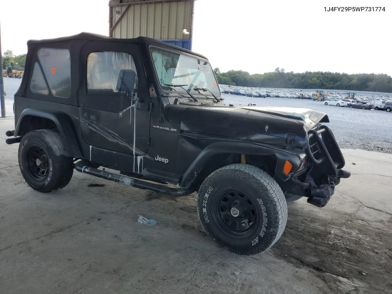 1998 Jeep Wrangler / Tj Se VIN: 1J4FY29P5WP731774 Lot: 67535984