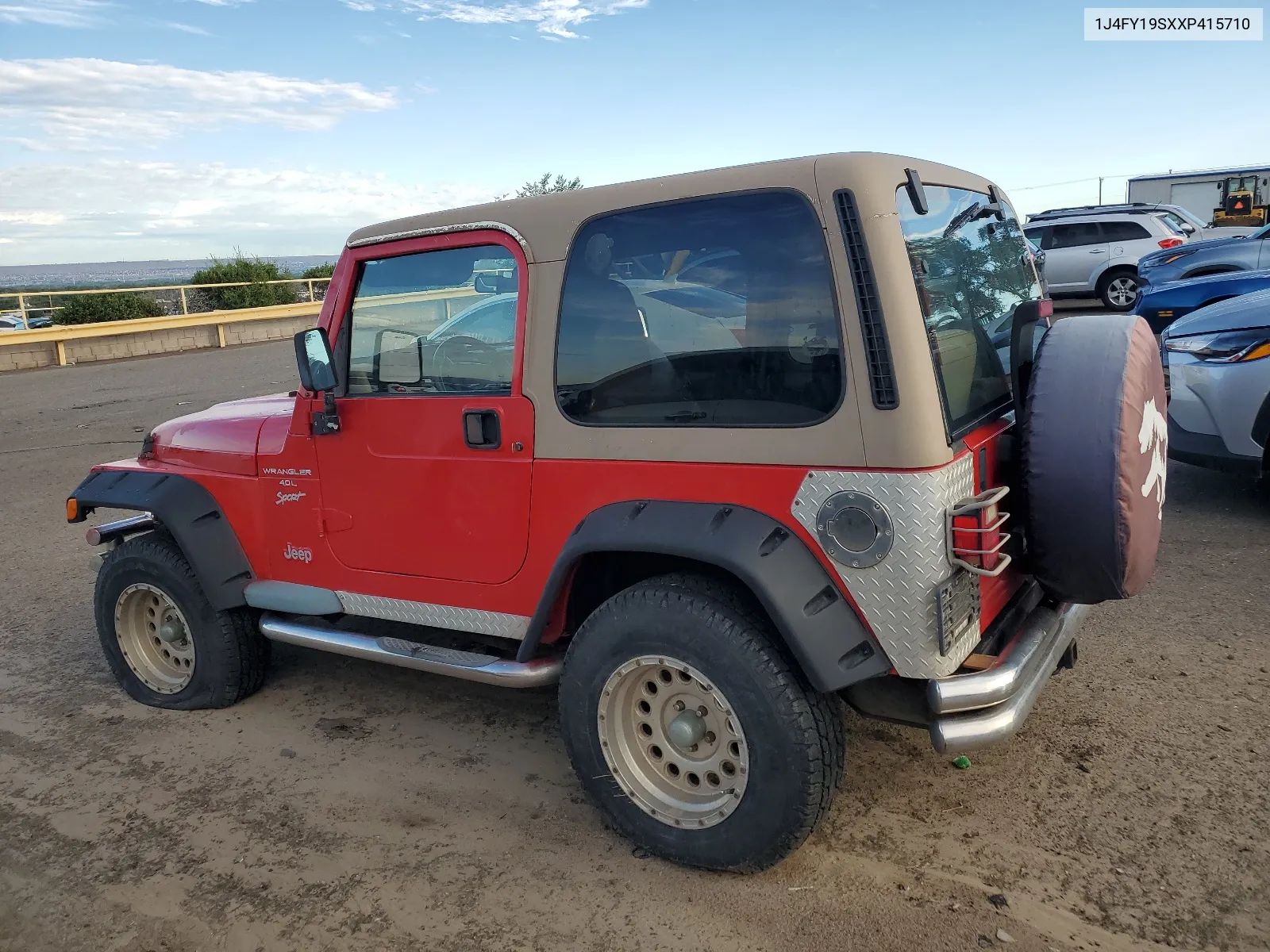 1999 Jeep Wrangler / Tj Sport VIN: 1J4FY19SXXP415710 Lot: 60761744