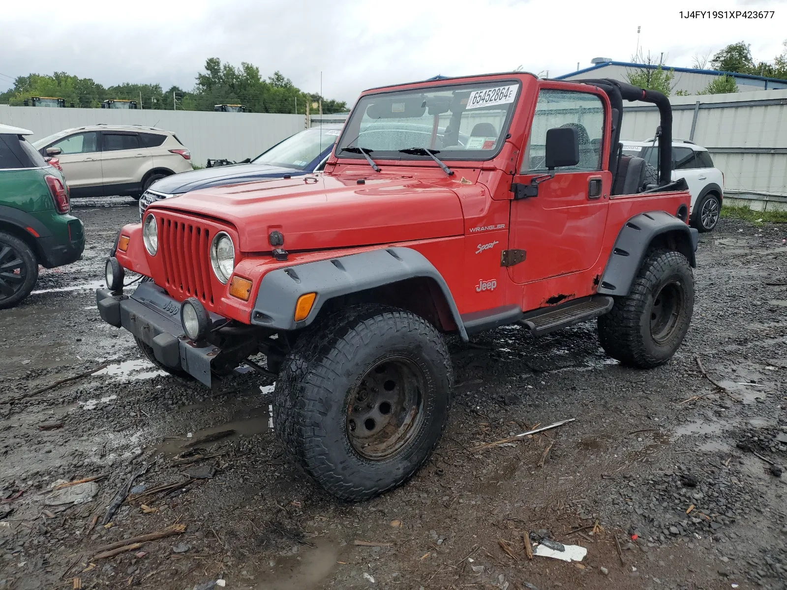 1999 Jeep Wrangler / Tj Sport VIN: 1J4FY19S1XP423677 Lot: 65452864