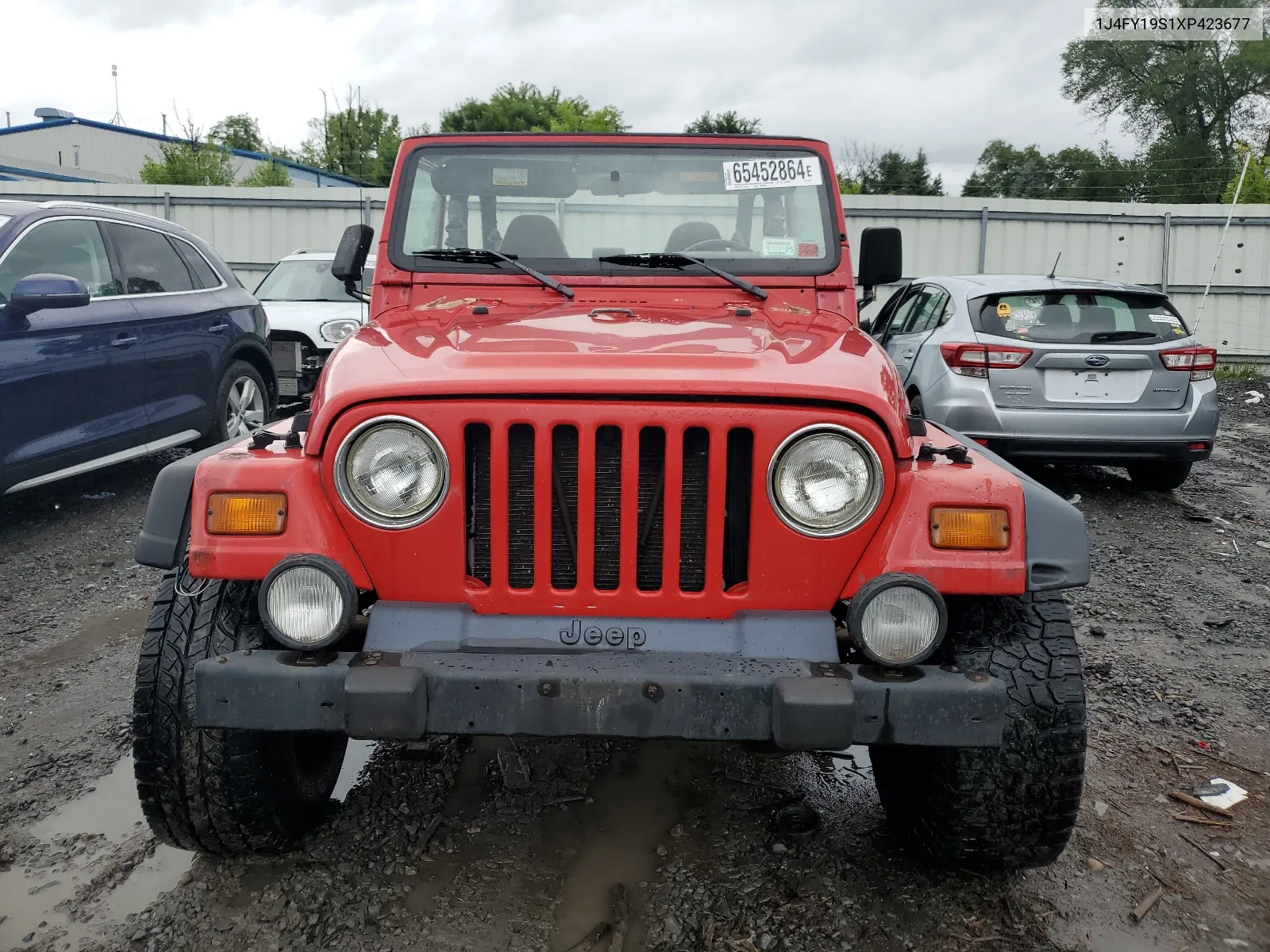 1999 Jeep Wrangler / Tj Sport VIN: 1J4FY19S1XP423677 Lot: 65452864