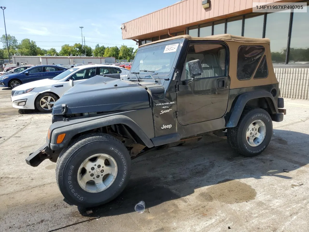 1999 Jeep Wrangler / Tj Sport VIN: 1J4FY19S7XP490705 Lot: 68496524