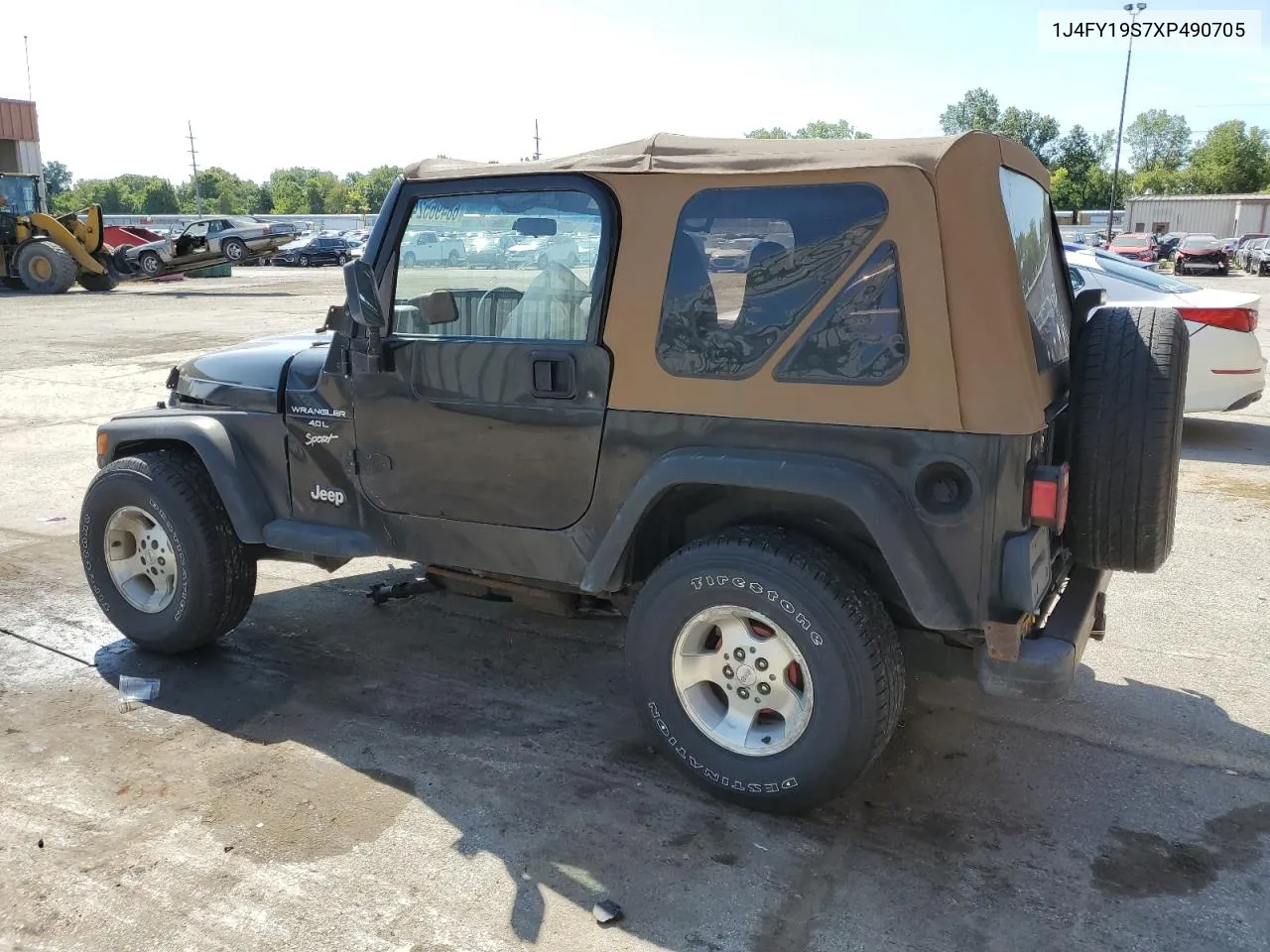 1999 Jeep Wrangler / Tj Sport VIN: 1J4FY19S7XP490705 Lot: 68496524