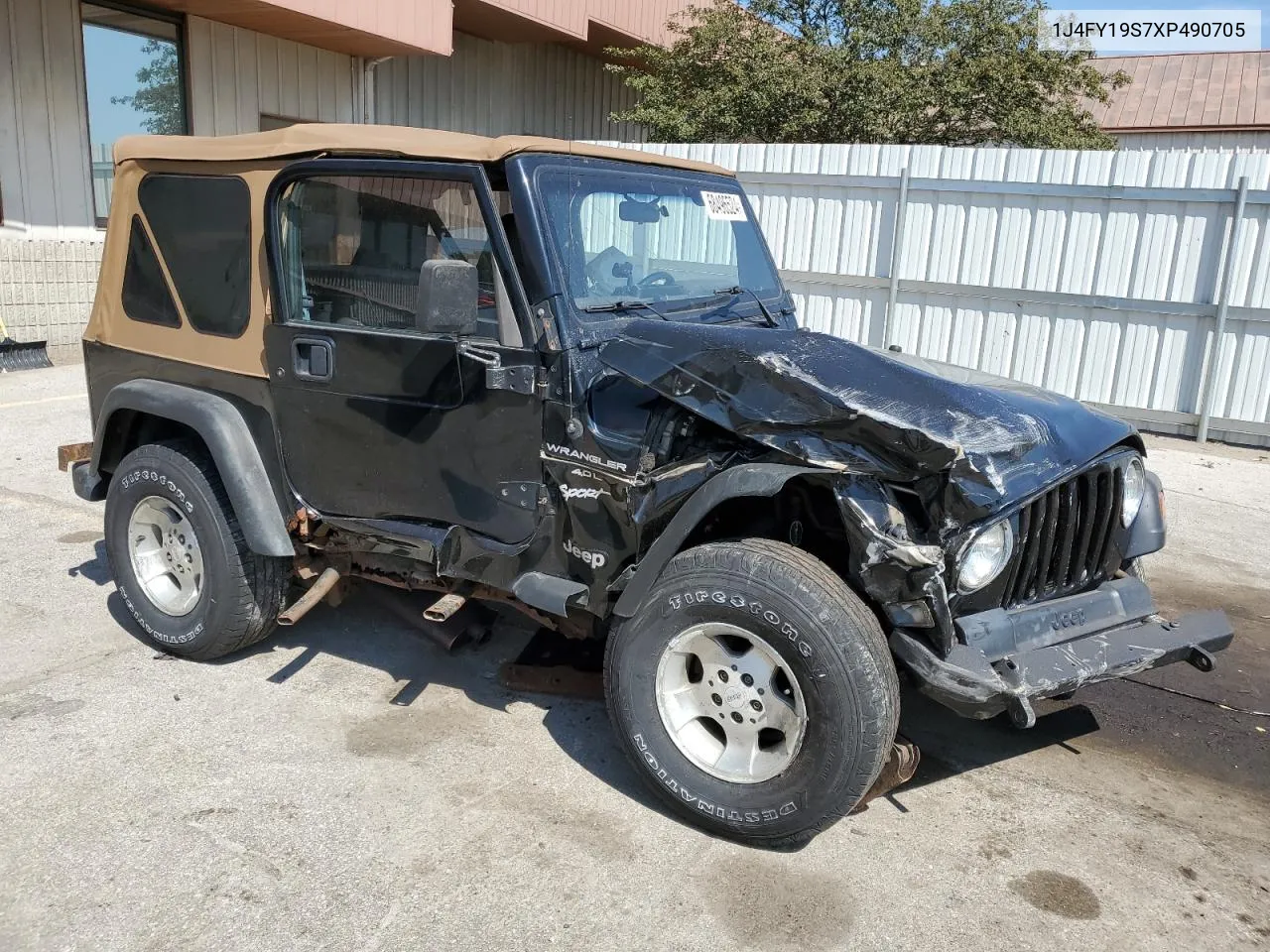 1999 Jeep Wrangler / Tj Sport VIN: 1J4FY19S7XP490705 Lot: 68496524