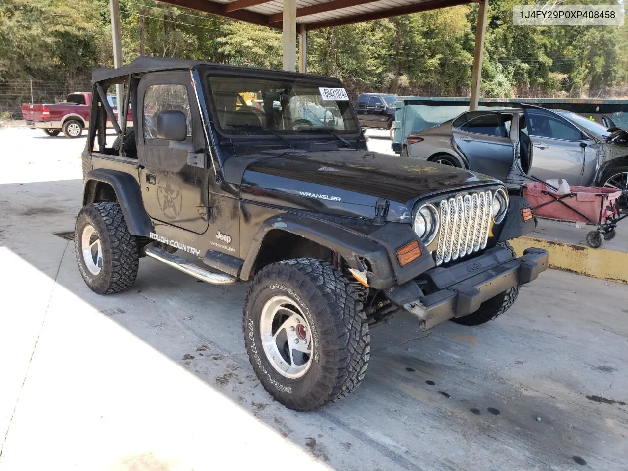 1999 Jeep Wrangler / Tj Se VIN: 1J4FY29P0XP408458 Lot: 69431074