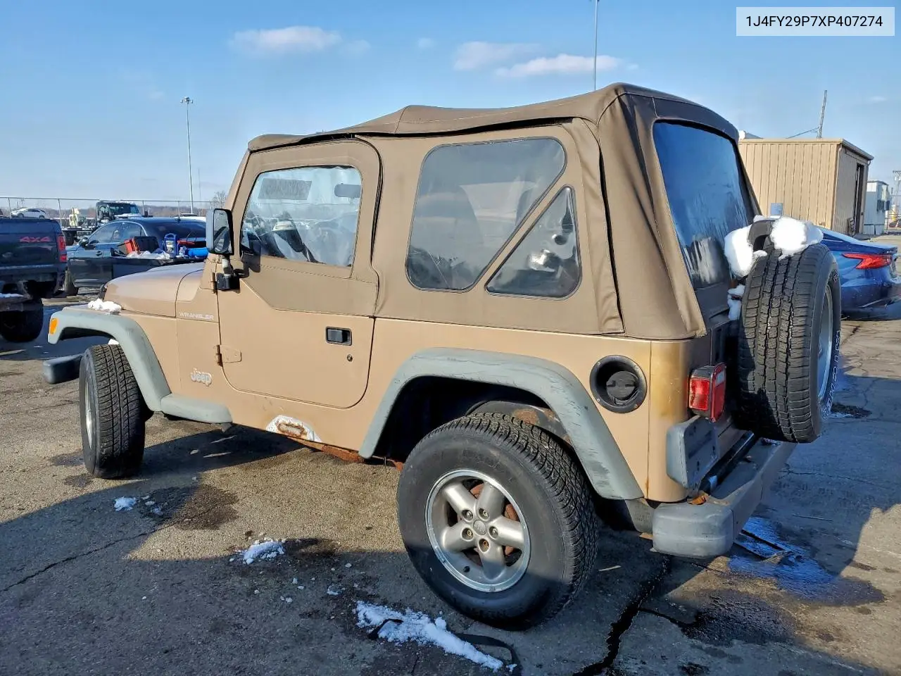 1J4FY29P7XP407274 1999 Jeep Wrangler / Tj Se