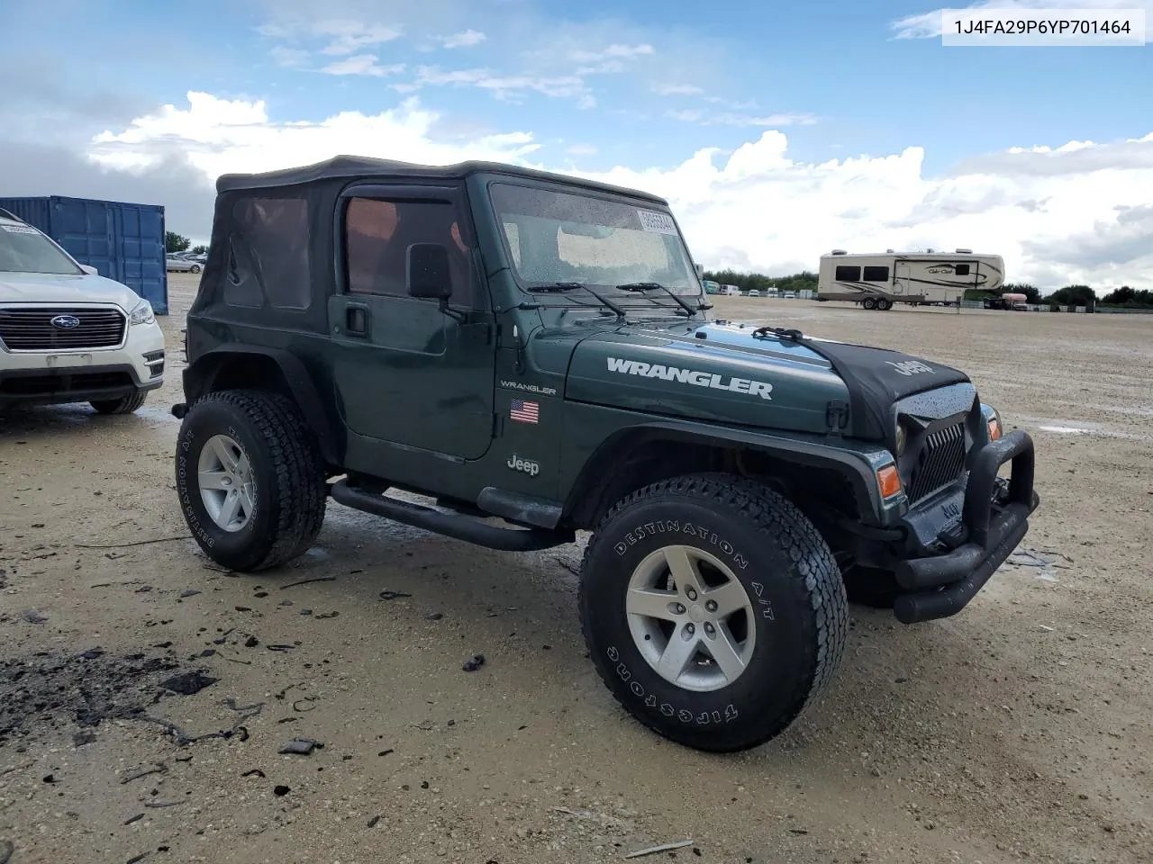 1J4FA29P6YP701464 2000 Jeep Wrangler / Tj Se