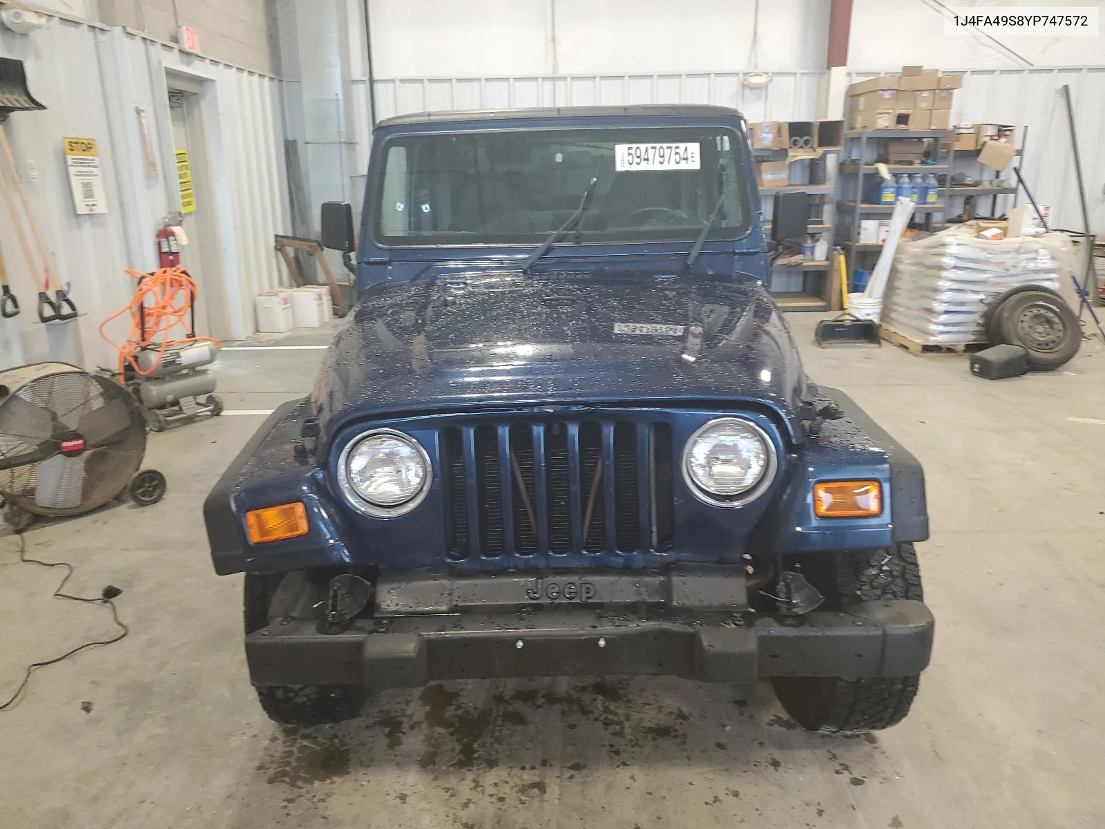 2000 Jeep Wrangler / Tj Sport VIN: 1J4FA49S8YP747572 Lot: 59479754