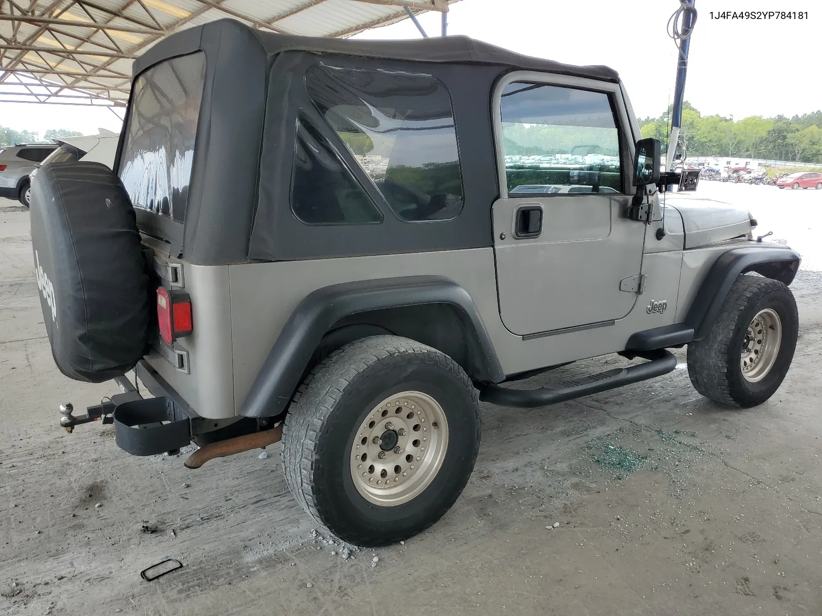 2000 Jeep Wrangler / Tj Sport VIN: 1J4FA49S2YP784181 Lot: 59490644